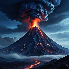 Erupting Volcano