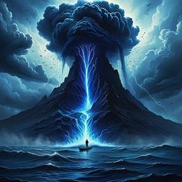 Eruption dream symbolism visualization