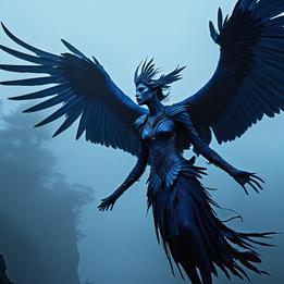 Fabled Harpy dream symbolism visualization
