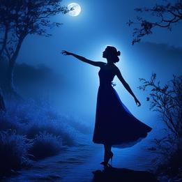 Fanciful Silhouette dream symbolism visualization