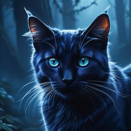 Fearful Cat dream symbolism visualization