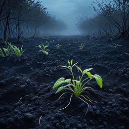 Fertile Soil from Ash dream symbolism visualization