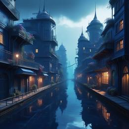 Fictional City dream symbolism visualization