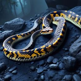 Fiery Gopher Snake dream symbolism visualization