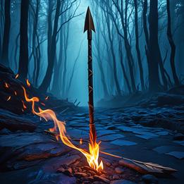 Flame-Kissed Arrow