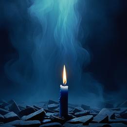 Flickering Candle Flame