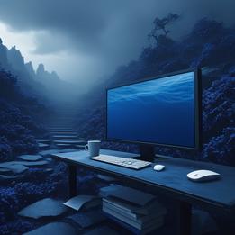 Flickering Computer Screen dream symbolism visualization