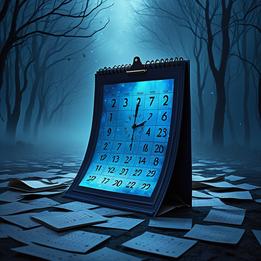 Flipping Calendar Pages dream symbolism visualization