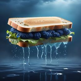 Floating Sandwich dream symbolism visualization