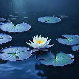 Floating Water Lily dream symbolism visualization