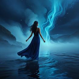 Flowing dream symbolism visualization