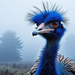 Fluffy Ostrich dream symbolism visualization