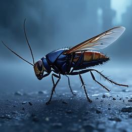 Flying Roach dream symbolism visualization