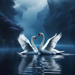 Flying Swan dream symbolism visualization
