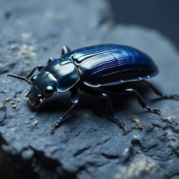 Fossilized Beetle