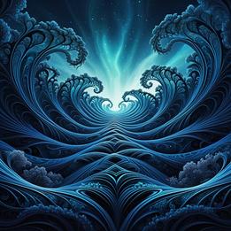 Fractal Waves dream symbolism visualization