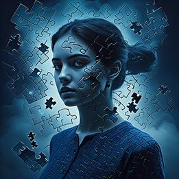 Fragmented Puzzle dream symbolism visualization