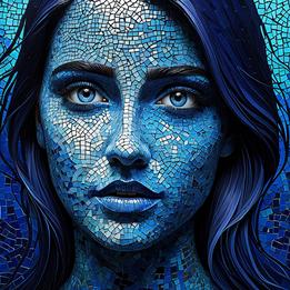 Fragments of Mosaic Tiles