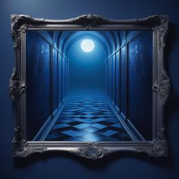Framed Mirror dream symbolism visualization