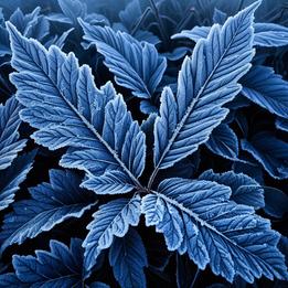 Frost on Leaves dream symbolism visualization