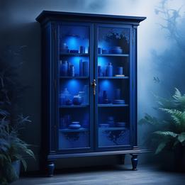Frosted Glass Cabinet