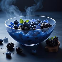 Frosted Glass Salad Bowl