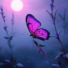Fuchsia Butterfly dream symbolism visualization