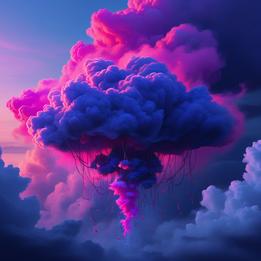 Fuchsia Cloud dream symbolism visualization