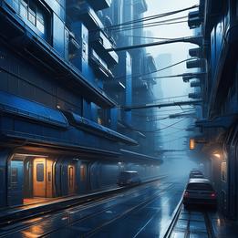 Futuristic Cityscape dream symbolism visualization