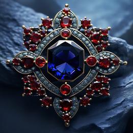 Garnet Brooch dream symbolism visualization