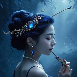 Gemstone Hairpin dream symbolism visualization