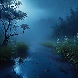 Gentle Rainfall dream symbolism visualization