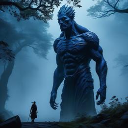 Giant from Yore dream symbolism visualization