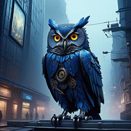 Giant Mechanical Owl dream symbolism visualization