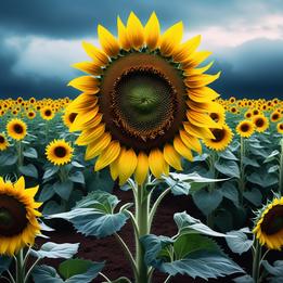 Giant Sunflower dream symbolism visualization