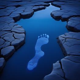 Giant's Footprint dream symbolism visualization