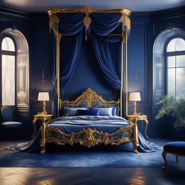Gilded Bedframe dream symbolism visualization