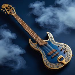 Gilded Sitar