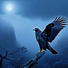 Glistening Buzzard dream symbolism visualization