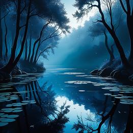 Glistening Pond dream symbolism visualization