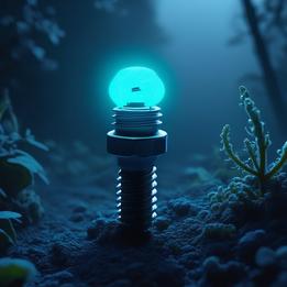 Glow-in-the-Dark Screw dream symbolism visualization