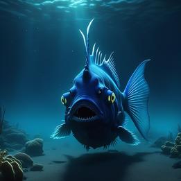 Glowing Anglerfish dream symbolism visualization