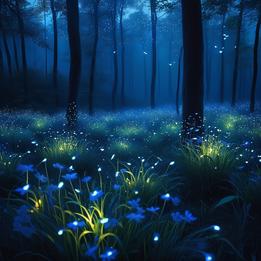 Glowing Fireflies dream symbolism visualization