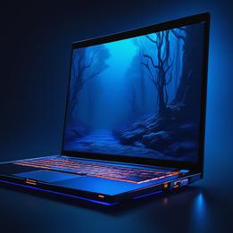Glowing Laptop dream symbolism visualization