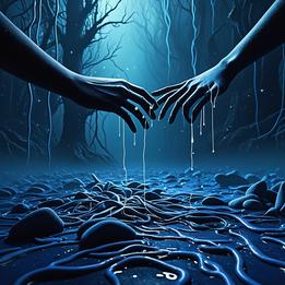 Glue dream symbolism visualization