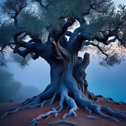Gnarled Olive Tree dream symbolism visualization