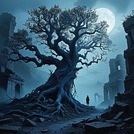 Gnarled Tree at Ruins