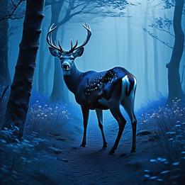 Grazing Deer dream symbolism visualization