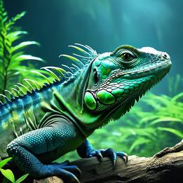 Green Iguana dream symbolism visualization