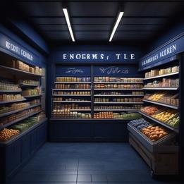Grocery dream symbolism visualization